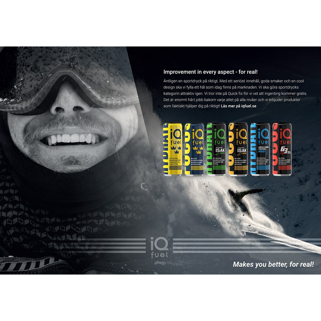 Great Graphics - Reklarmbyrå i Stockholm - Case - IQ Fuel