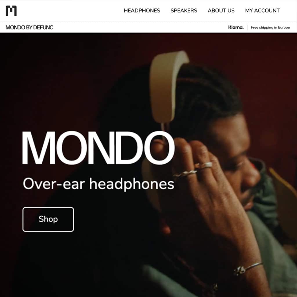 Great Graphics - Reklambyrå i Stockholm - Webbyrå i Stockholm - Case - Mondo by Defunc