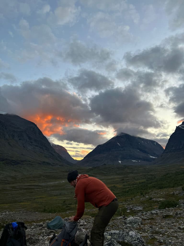 Great Graphics bestiger Kebnekaise - Sveriges tak