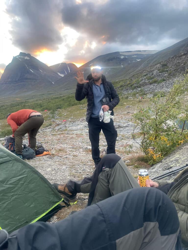 Great Graphics bestiger Kebnekaise - Sveriges tak