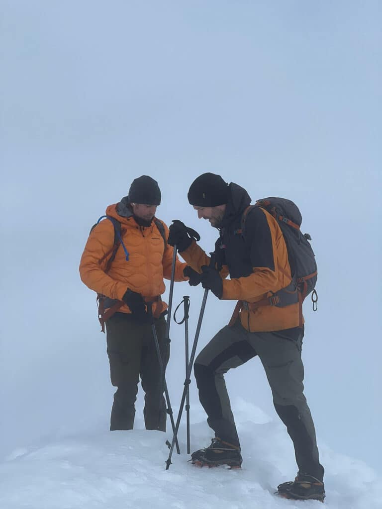 Great Graphics bestiger Kebnekaise - Sveriges tak