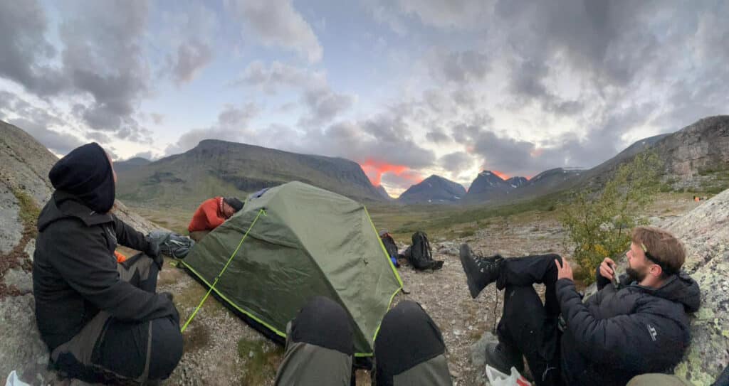 Great Graphics bestiger Kebnekaise - Sveriges tak