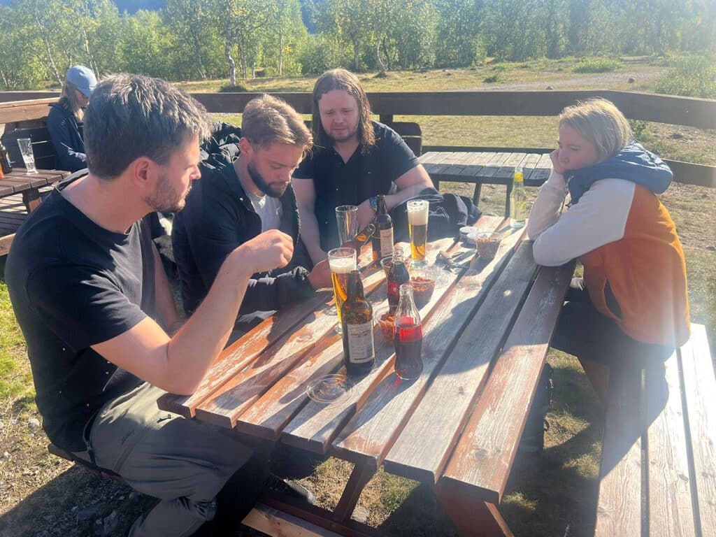 Great Graphics bestiger Kebnekaise - Sveriges tak