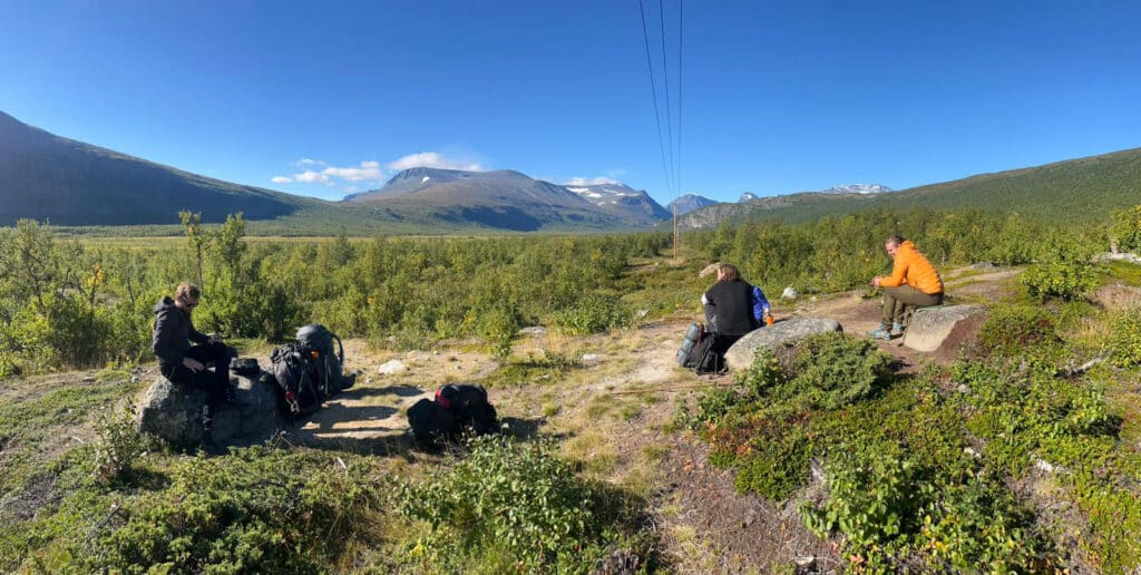 Great Graphics bestiger Kebnekaise - Sveriges tak