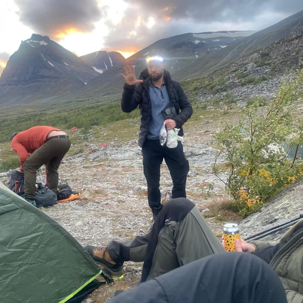 Great Graphics bestiger Kebnekaise - Sveriges tak