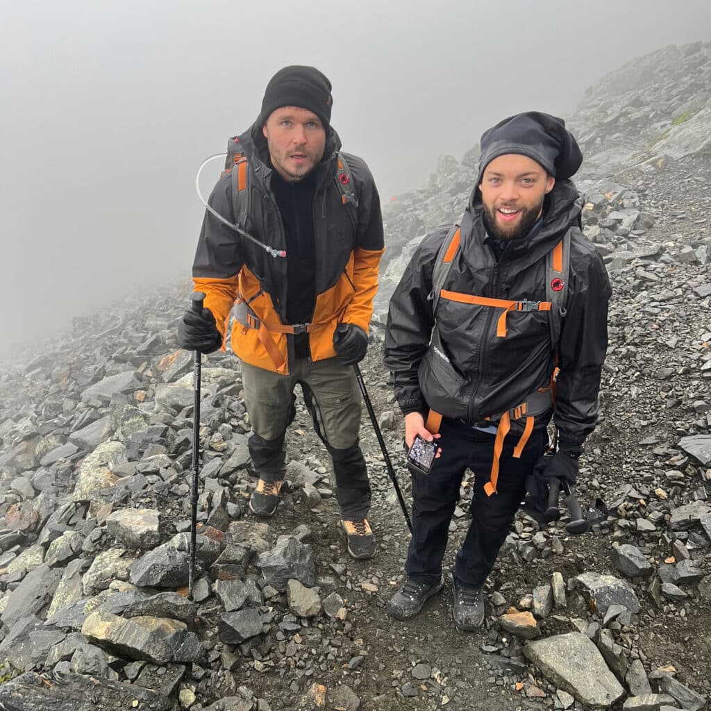 Great Graphics bestiger Kebnekaise - Sveriges tak