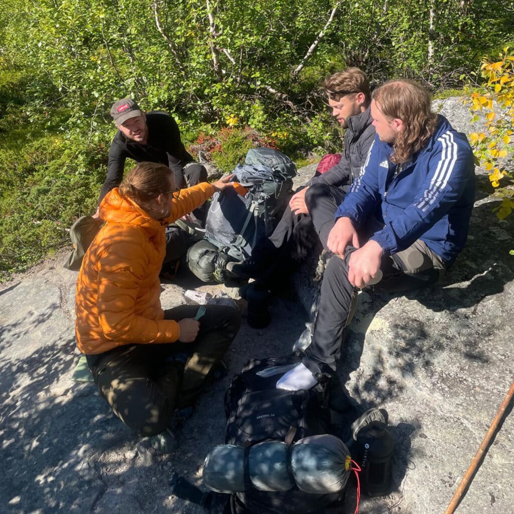 Great Graphics bestiger Kebnekaise - Sveriges tak